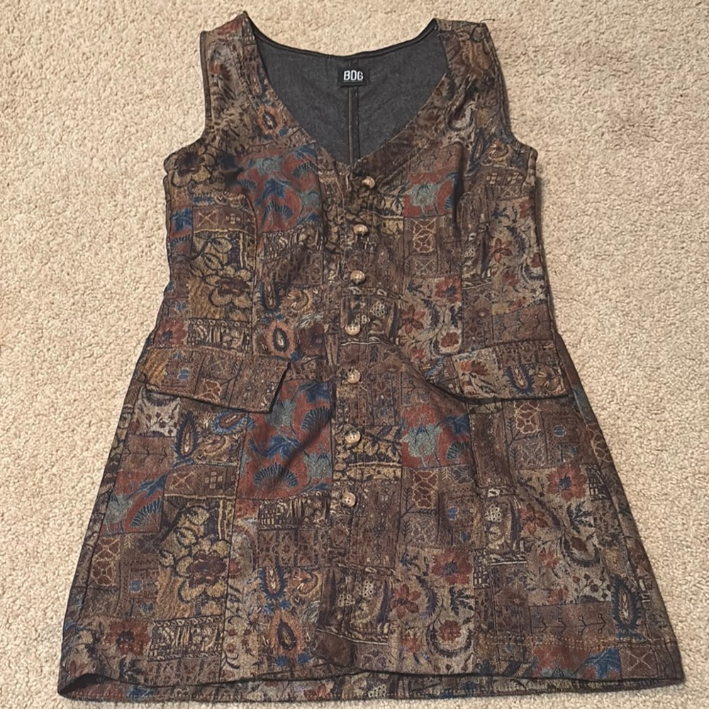 BDG Multicolor Patterned Dress